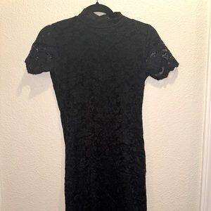 Open back lace midi dress size 6
